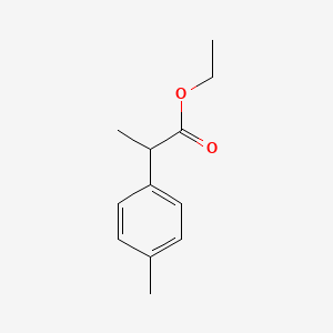 Chemical structure of ethyl 2-(p-tolyl)propanoate