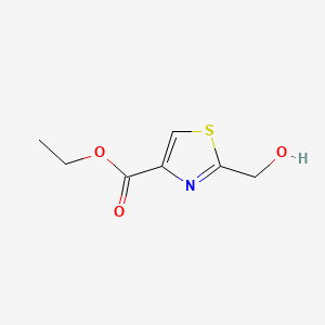Chemical structure of Ethyl 2-(hydroxymethyl)thiazole-4-carboxylate