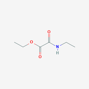 Chemical structure of Ethyl (ethylamino)(oxo)acetate