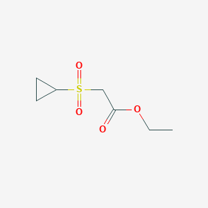 Chemical structure of Ethyl 2-(Cyclopropylsulfonyl)acetate