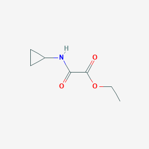 Chemical structure of Ethyl (cyclopropylamino)(oxo)acetate