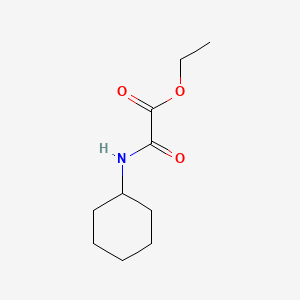 Chemical structure of Ethyl (cyclohexylamino)(oxo)acetate
