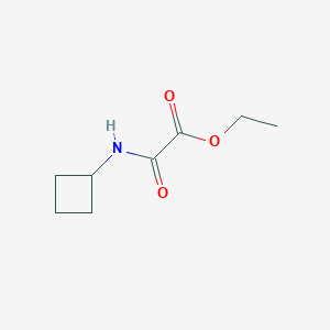 Chemical structure of Ethyl 2-(cyclobutylamino)-2-oxoacetate