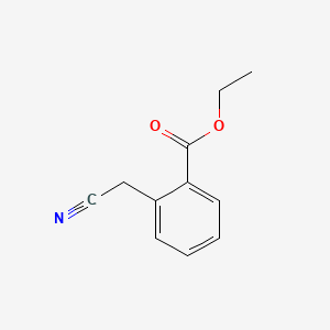 Chemical structure of Ethyl 2-(cyanomethyl)benzoate