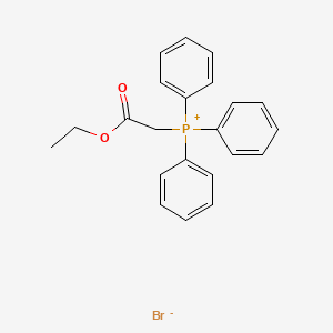 Chemical structure of Ethyl 2-(bromotriphenyl-l5-phosphanyl)acetate