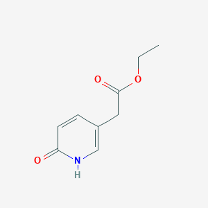 Chemical structure of Ethyl 2-(6-hydroxypyridin-3-yl)acetate