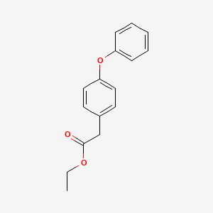 Chemical structure of Ethyl 2-(4-phenoxyphenyl)acetate