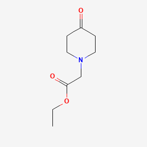 Chemical structure of Ethyl 2-(4-Oxopiperidin-1-Yl)Acetate
