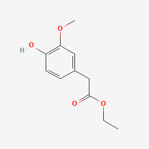 Chemical structure of Ethyl homovanillate