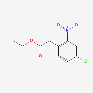 Chemical structure of Ethyl 2-(4-Chloro-2-nitrophenyl)acetate