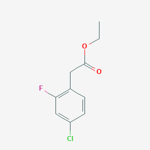 Chemical structure of Ethyl 4-chloro-2-fluorophenylacetate