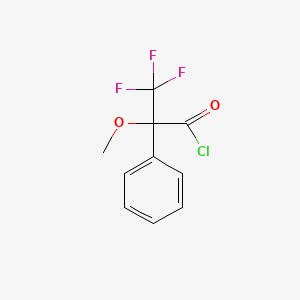 Chemical structure of ethyl 2-(4-chloro-2-fluorophenyl)-2,2-difluoroacetate