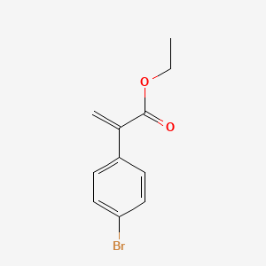 Chemical structure of Ethyl 2-(4-bromophenyl)acrylate
