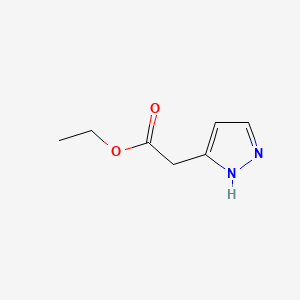 Chemical structure of Ethyl 2-(3-Pyrazolyl)acetate