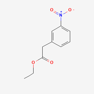 Chemical structure of Ethyl (3-nitrophenyl)acetate