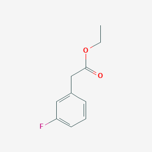 Chemical structure of Ethyl 2-(3-fluorophenyl)acetate