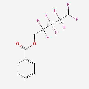 Chemical structure of ethyl 2-(3,5-bis(trifluoromethyl)phenyl)-2,2-difluoroacetate