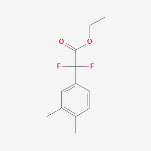 Chemical structure of Ethyl (3,4-Dimethylphenyl)difluoroacetate
