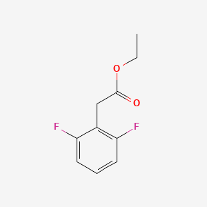 Chemical structure of Ethyl 2-(2,6-difluorophenyl)acetate