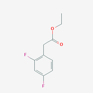 Chemical structure of Ethyl 2-(2,4-difluorophenyl)acetate