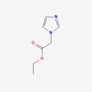 Chemical structure of Ethyl 2-(1-Imidazolyl)acetate