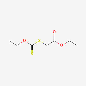 Chemical structure of Ethyl 2-(ethoxycarbonothioylthio)acetate