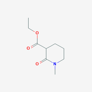 Chemical structure of Ethyl 1-Methyl-2-oxopiperidine-3-carboxylate
