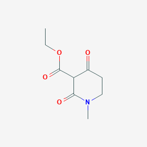 Chemical structure of Ethyl 1-Methyl-2,4-dioxopiperidine-3-carboxylate