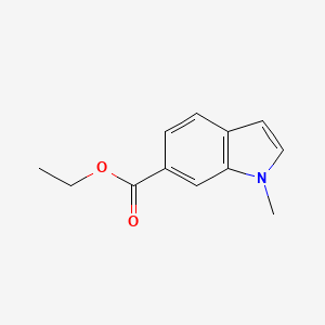 Chemical structure of Ethyl 1-methyl-1H-indole-6-carboxylate