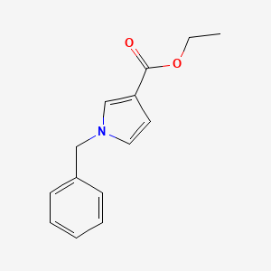 Chemical structure of Ethyl 1-Benzylpyrrole-3-carboxylate