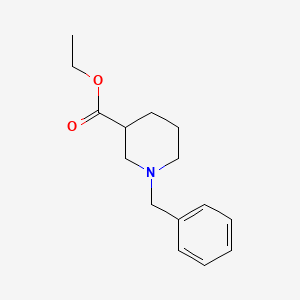 Chemical structure of Ethyl 1-Benzylpiperidine-3-carboxylate