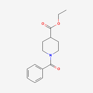 Chemical structure of Ethyl 1-Benzoylpiperidine-4-carboxylate