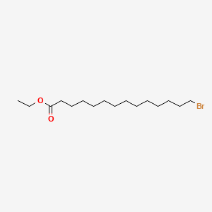 Chemical structure of Ethyl bromotetradecanoate