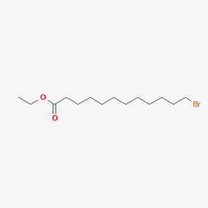 Chemical structure of ethyl 12-bromododecanoate