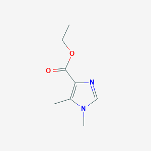Chemical structure of Ethyl 1,5-dimethyl-1h-imidazole-4-carboxylate