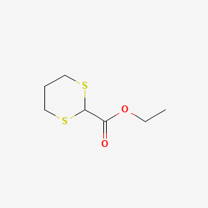 Chemical structure of Ethyl 1,3-dithiane-2-carboxylate