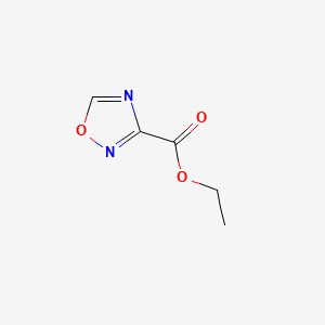Chemical structure of Ethyl 1,2,4-Oxadiazole-3-carboxylate