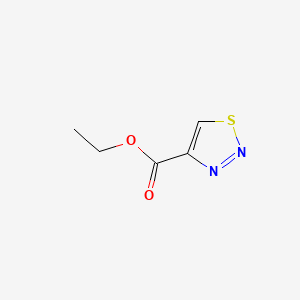 Chemical structure of Ethyl 1,2,3-Thiadiazole-4-Carboxylate