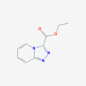 Chemical structure of Ethyl [1,2,4]triazolo[4,3-a]pyridine-3-carboxylate