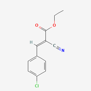Chemical structure of Ethyl (Z)-3-(4-Chlorophenyl)-2-cyanoacrylate