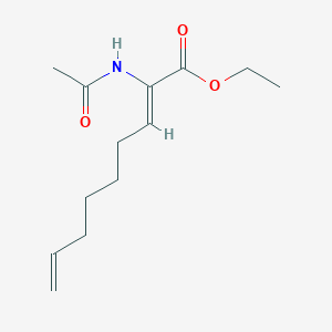 Chemical structure of Z-ethyl 2-acetamido-2,8-nonadienoate