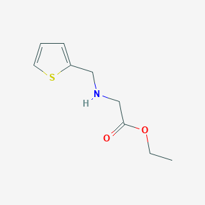Chemical structure of Ethyl (thiophen-2-ylmethyl)glycinate