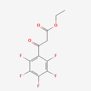 Chemical structure of Ethyl (pentafluorobenzoyl)acetate