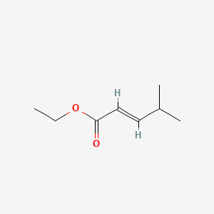 Chemical structure of Ethyl (E)-4-methylpent-2-enoate
