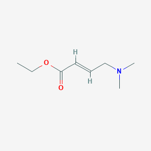 Chemical structure of Ethyl (E)-4-(dimethylamino)but-2-enoate