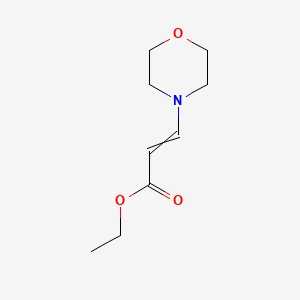 Chemical structure of Ethyl (E)-3-Morpholinoacrylate