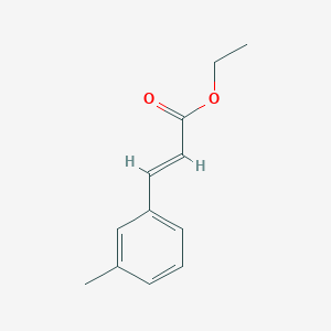 Chemical structure of ethyl (E)-3-(m-tolyl)acrylate