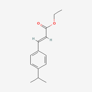 Chemical structure of Ethyl p-isopropylcinnamate