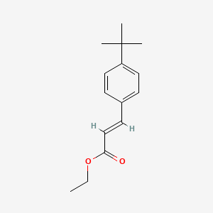 Chemical structure of 4-tert-Butylcinnamic acid ethyl ester