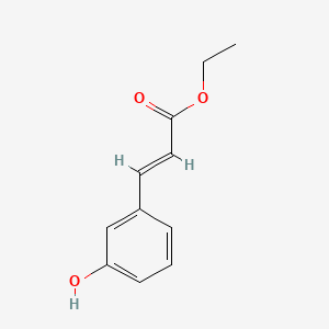 Chemical structure of Ethyl (E)-3-(3-hydroxyphenyl)acrylate